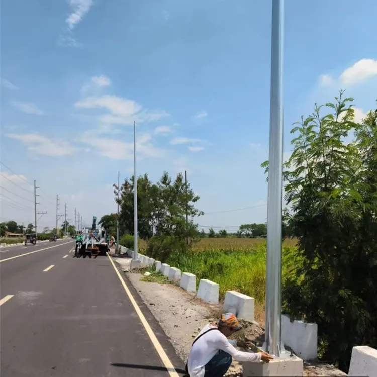 solar street light pole solar street light pole